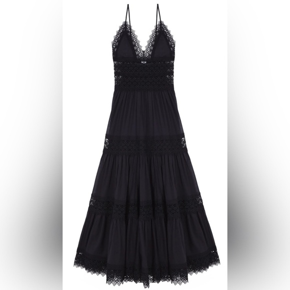 Charo Ruiz Cindy lace maxi cotton dress essentials collection NWT - Picture 9 of 16